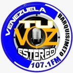 logo Tu Voz Estereo 107.1 FM