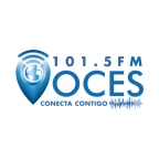 Logo Voces 101.5 FM